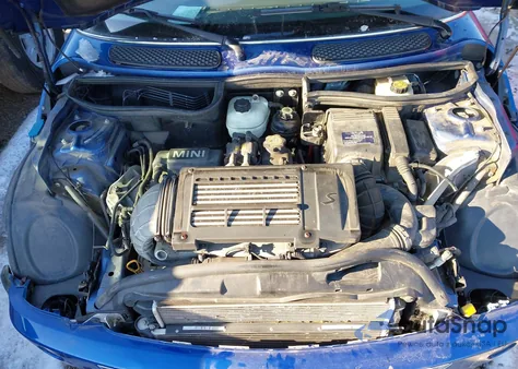 2008 Mini Cooper S from USA, damaged, VIN WMWRH33568TU80061